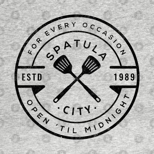 Spatula City - UHF logo by BodinStreet